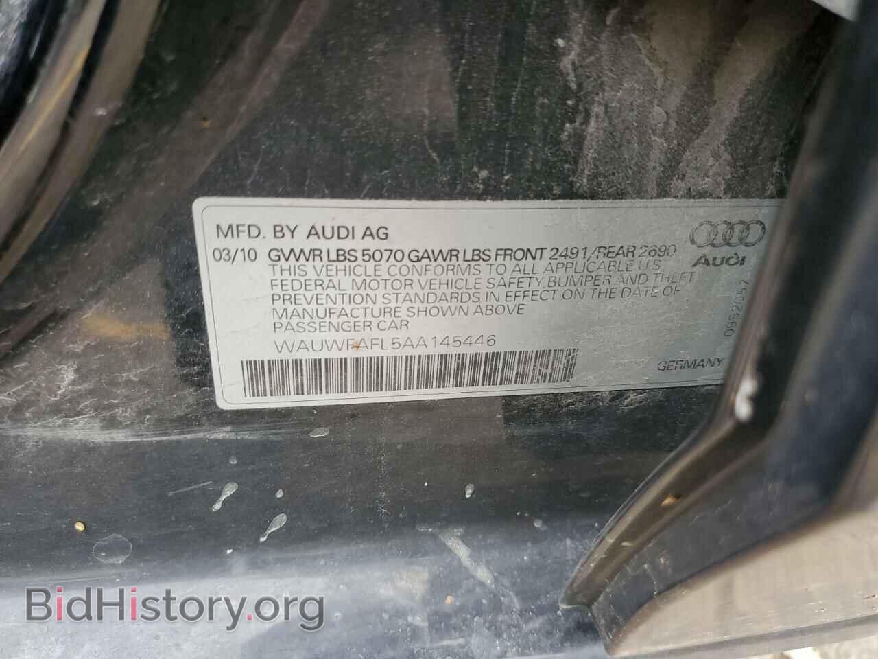 2010 AUDI A4 - VIN: WAUWFAFL5AA145446 - Фото 12