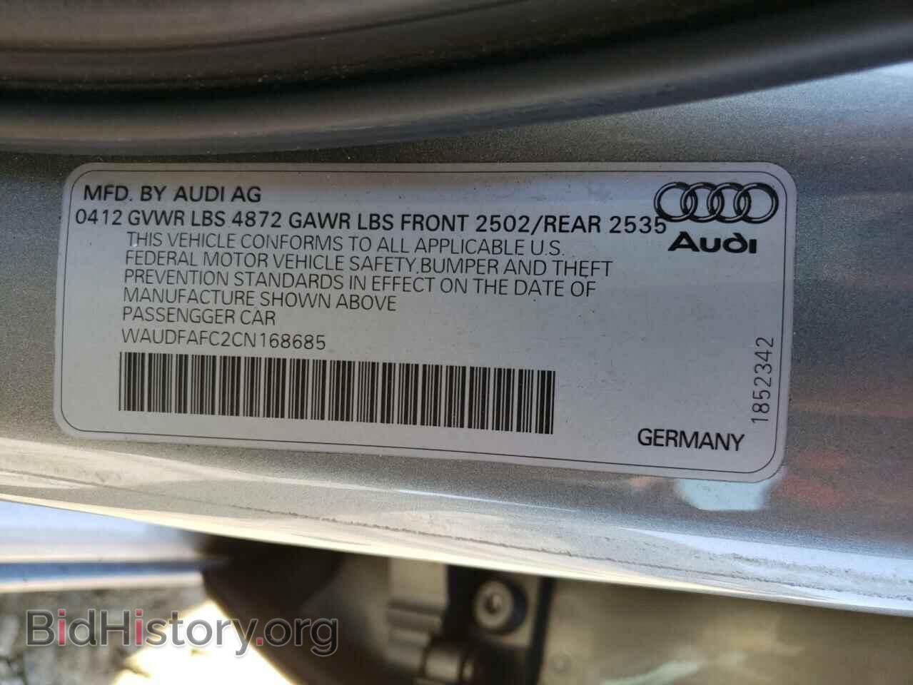 2012 AUDI A6 - VIN: WAUDFAFC2CN168685 - Photo 10