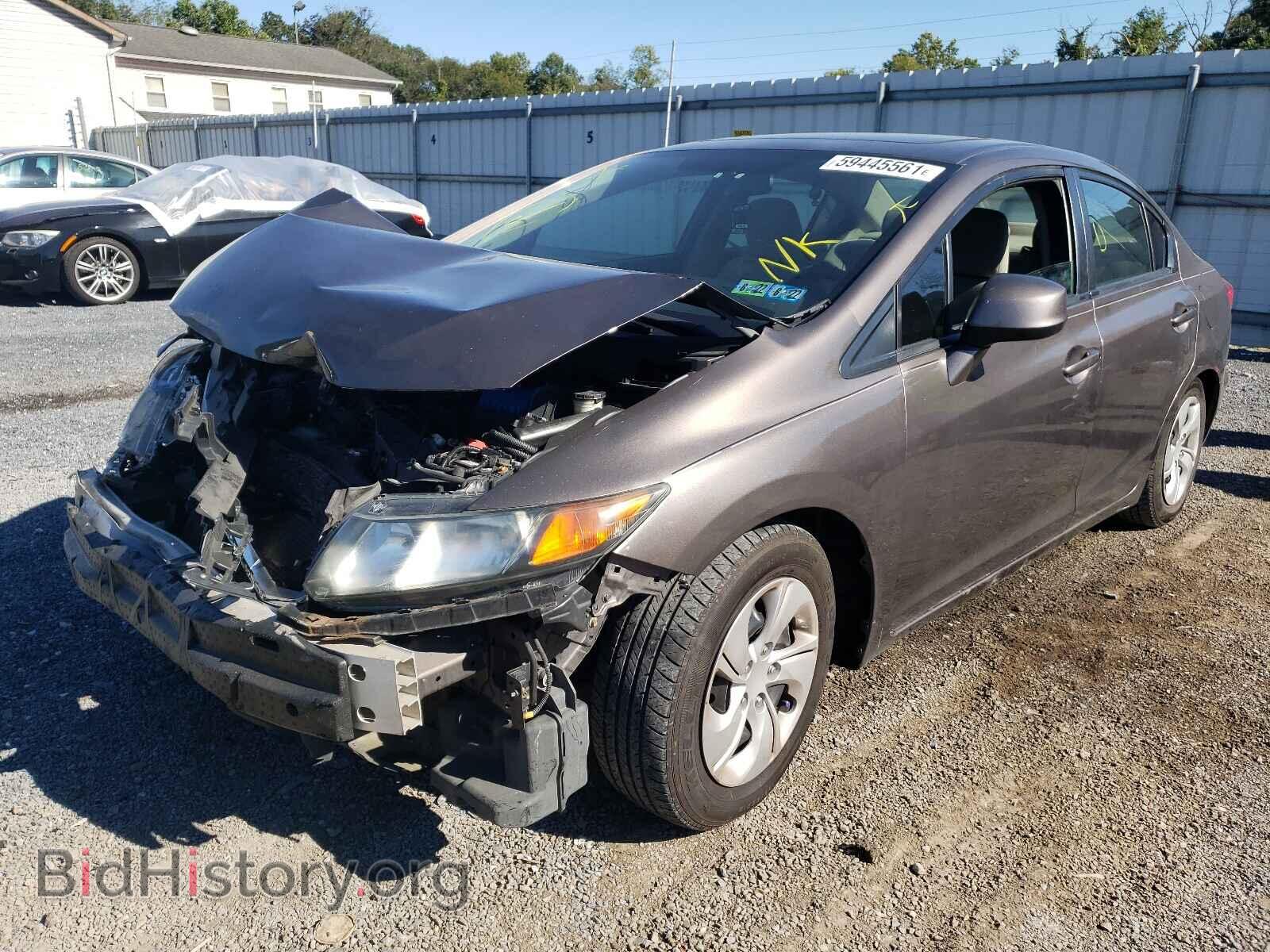 2012 HONDA CIVIC - VIN: 2HGFB2F8XCH537473 - Фото 2