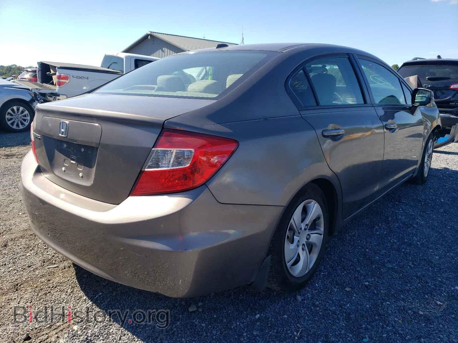 2012 HONDA CIVIC - VIN: 2HGFB2F8XCH537473 - Фото 4