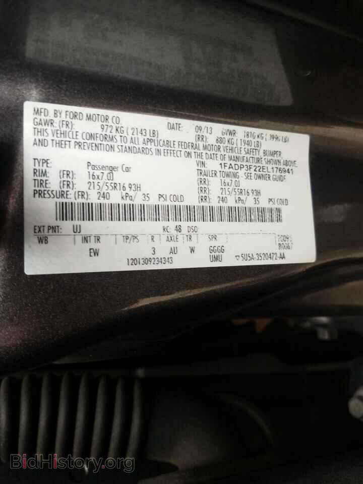 2014 FORD FOCUS - VIN: 1FADP3F22EL176941 - Photo 10