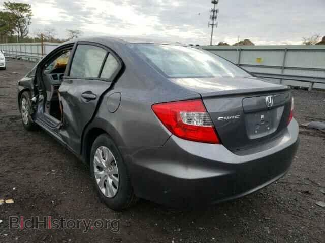 2012 HONDA CIVIC - VIN: 2HGFB2F51CH569539 - Фото 3