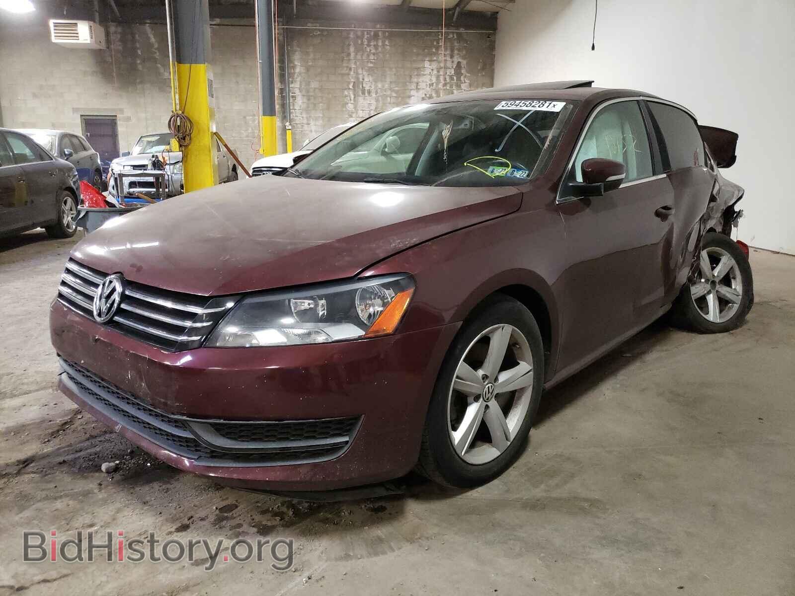 2013 VOLKSWAGEN PASSAT - VIN: 1VWBP7A36DC041689 - Фото 2