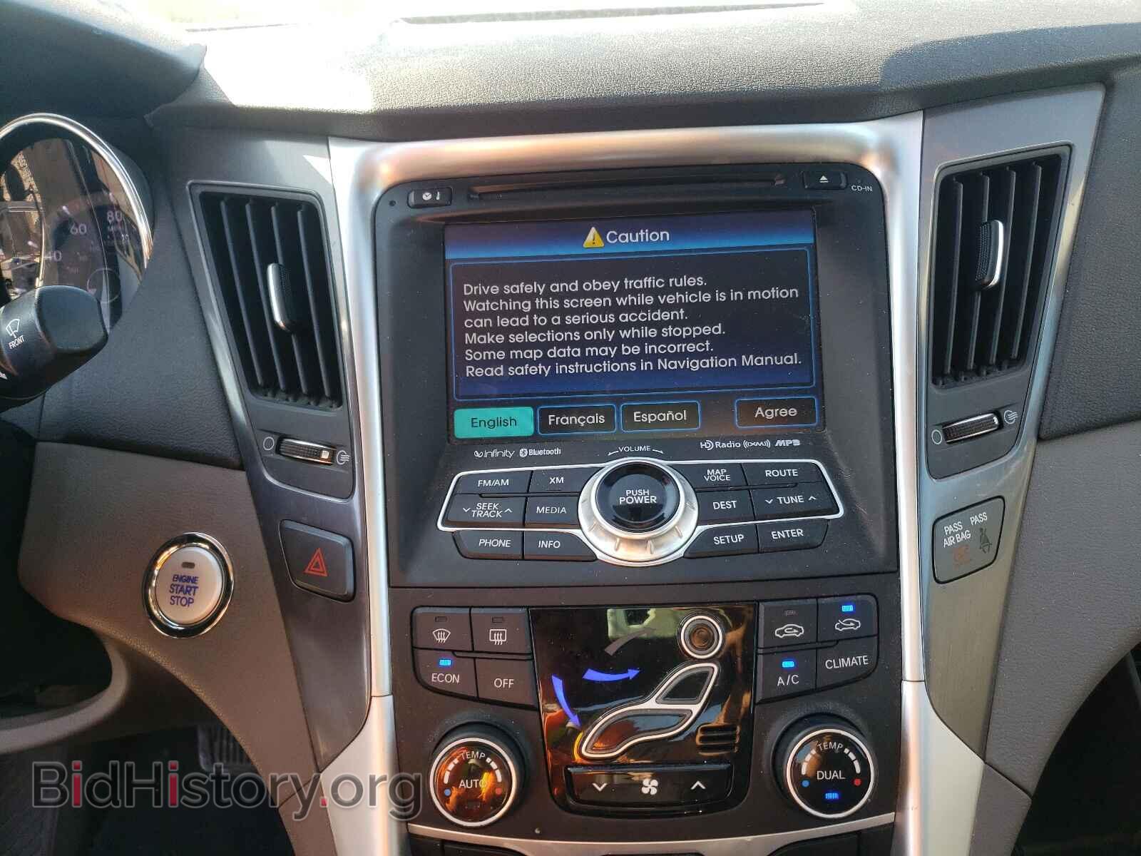 2014 HYUNDAI SONATA - VIN: KMHEC4A4XEA110248 - Фото 9