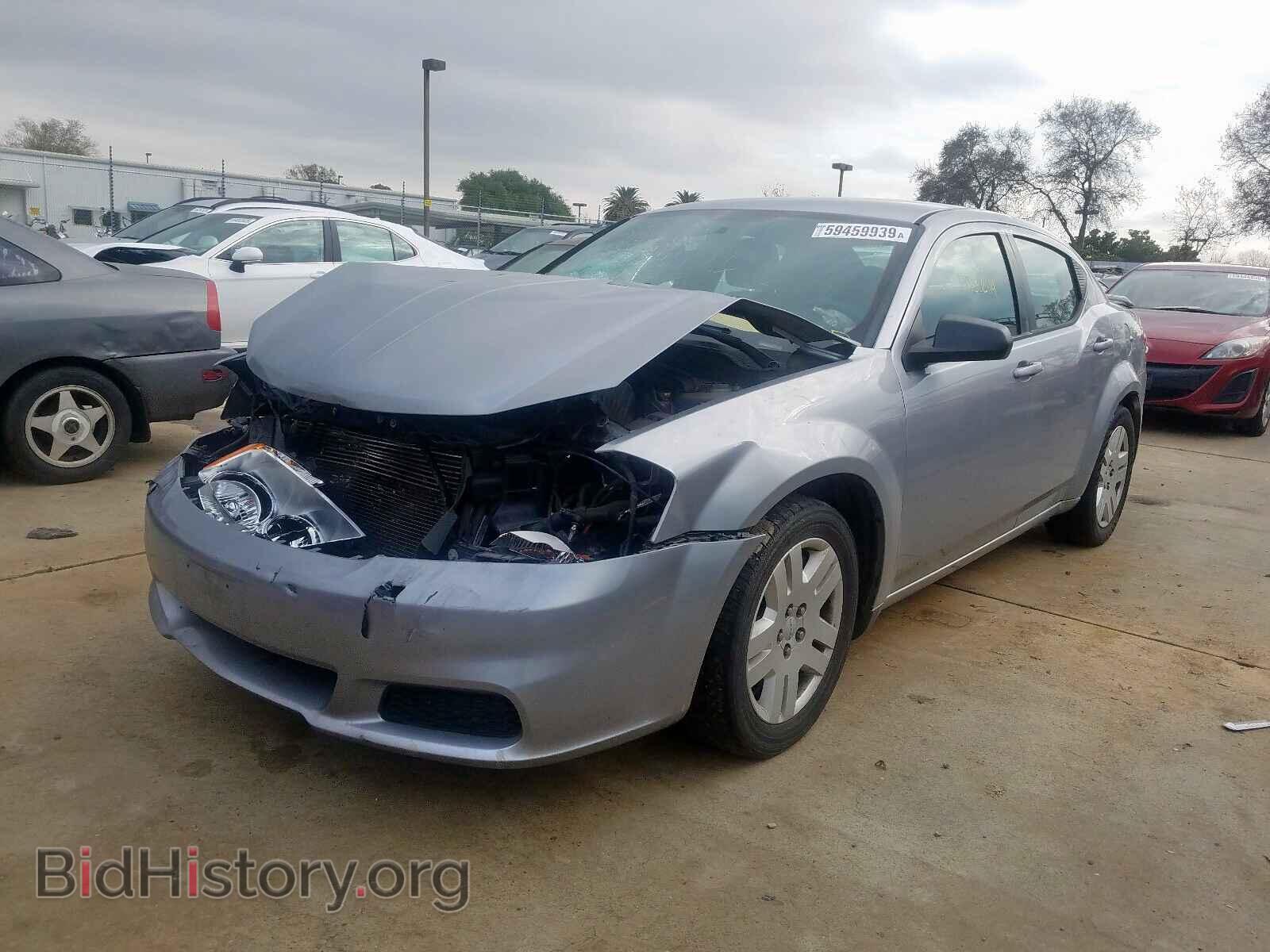 2014 DODGE AVENGER - VIN: 1C3CDZAB1EN126971 - Фото 2