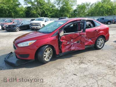 2017 Ford FOCUS SE, red — VIN 1FADP3F24HL286670, Copart
