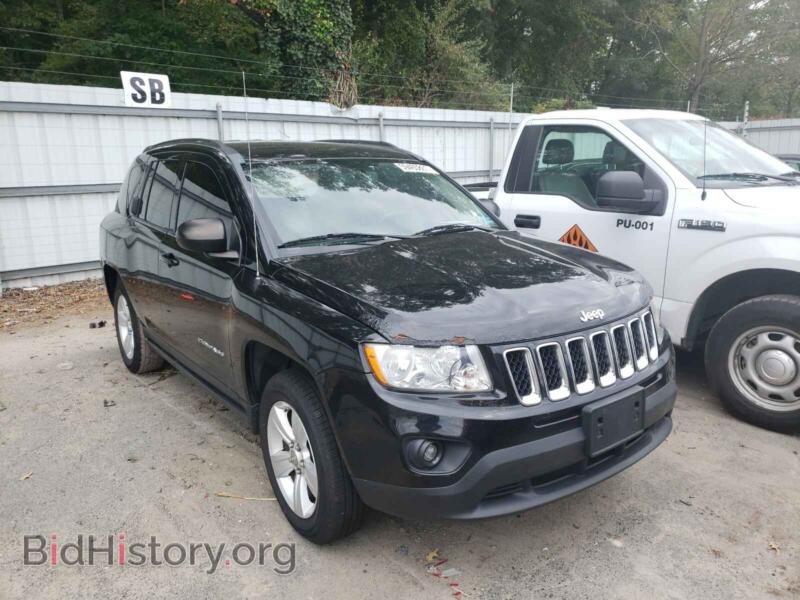 2012 Jeep COMPASS Compass LA (VIN 1C4NJDEBXCD564451) — фото 1 из 10, Copart, повреждение: передняя часть