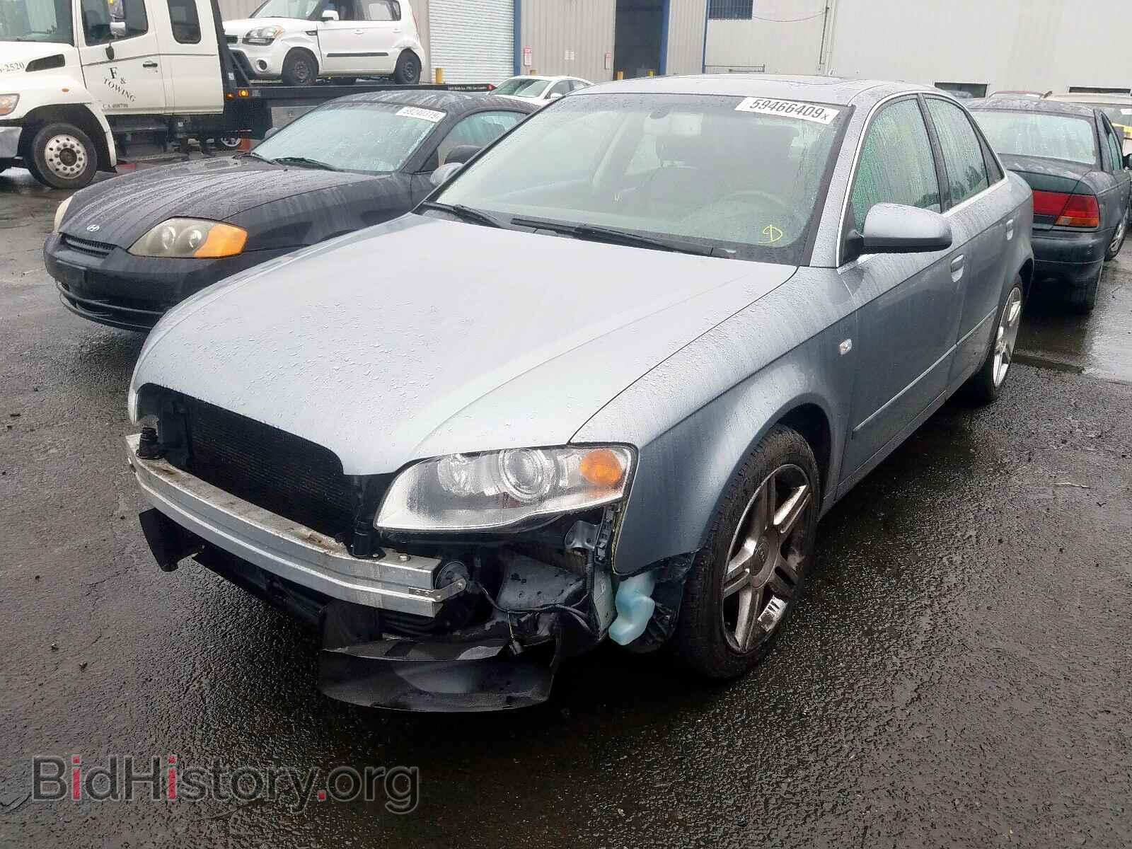 2007 AUDI A4 - VIN: WAUDF78E47A207145 - Фото 2