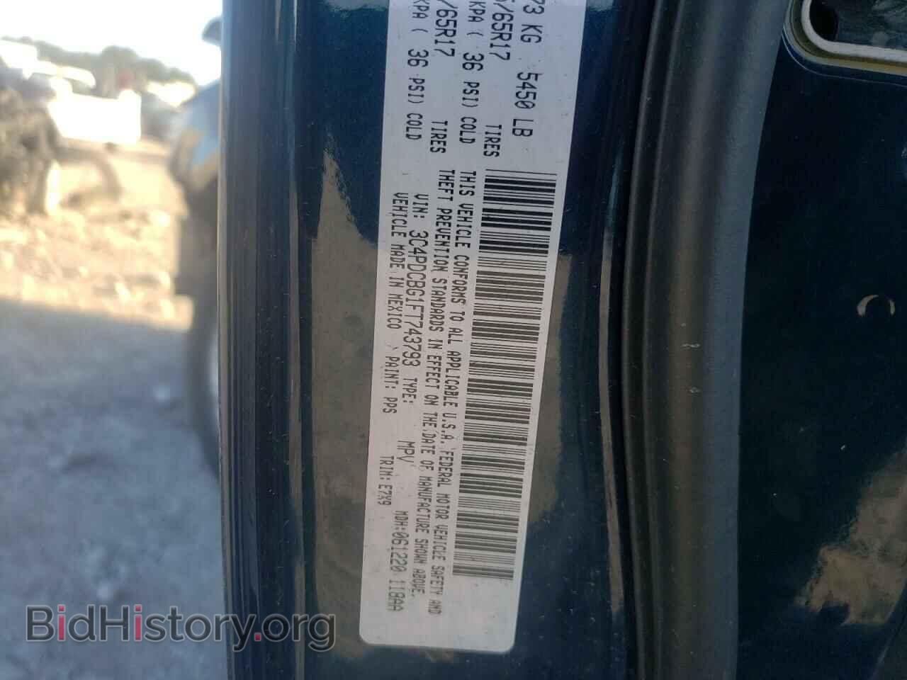 2015 DODGE JOURNEY - VIN: 3C4PDCBG1FT743793 - Фото 10