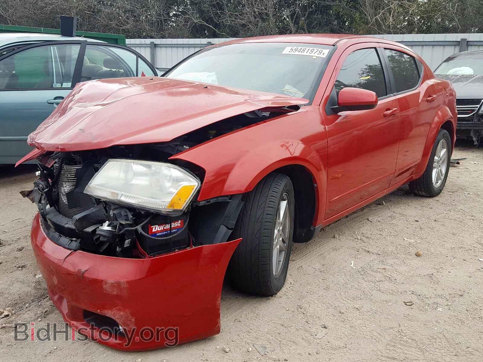 2013 DODGE AVENGER - VIN: 1C3CDZCB2DN663196 - Фото 2
