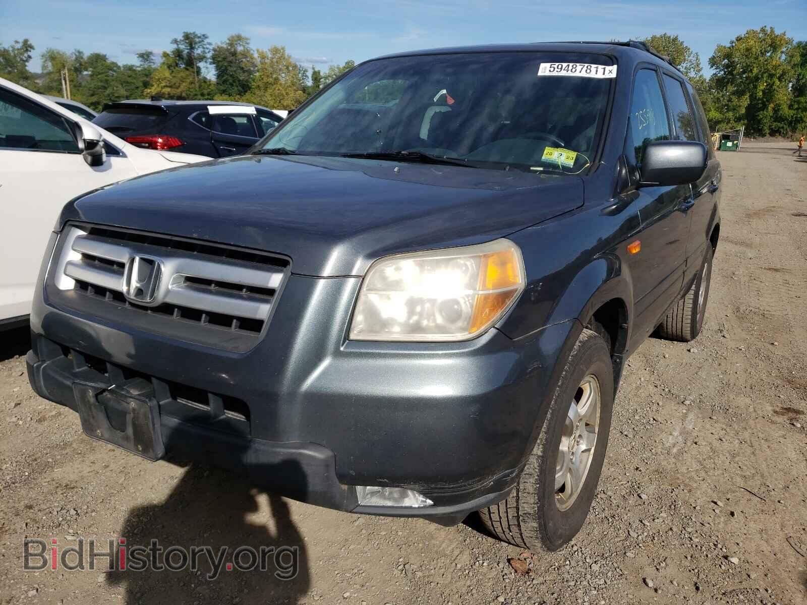 2006 HONDA PILOT - VIN: 2HKYF18536H551333 - Фото 2