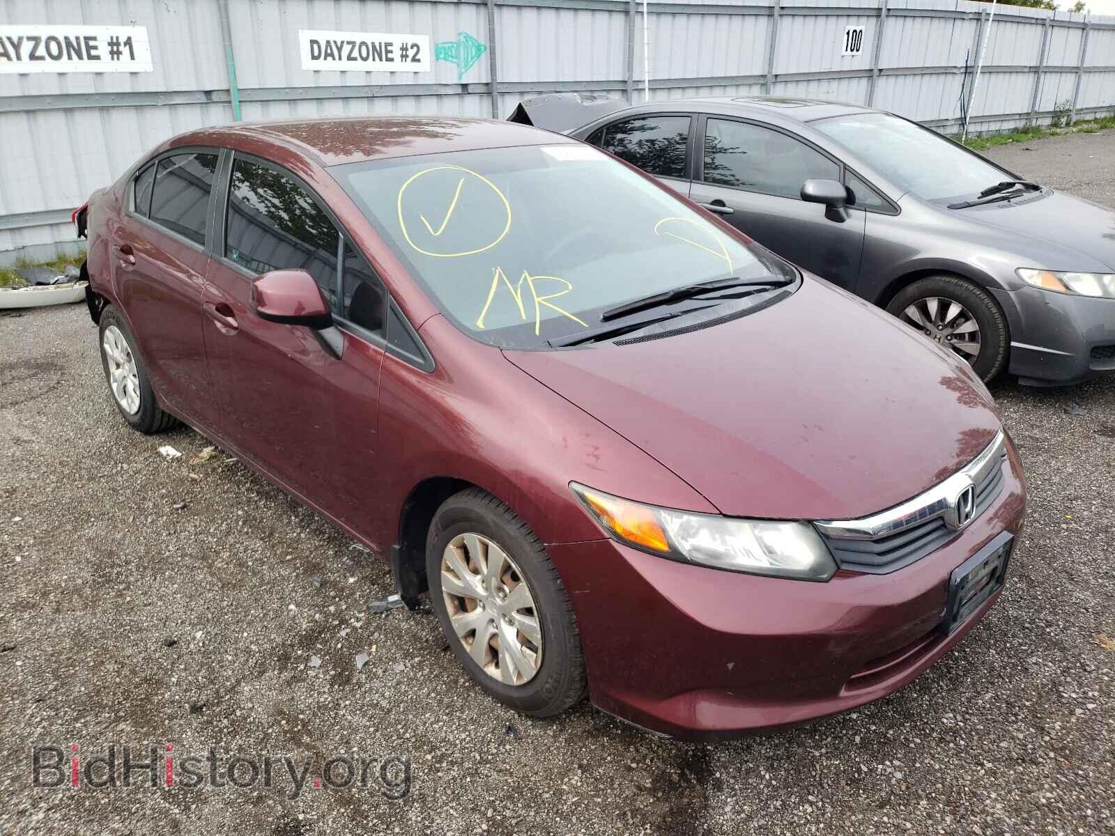 Фотография 2HGFB2F48CH027362 - HONDA CIVIC 2012