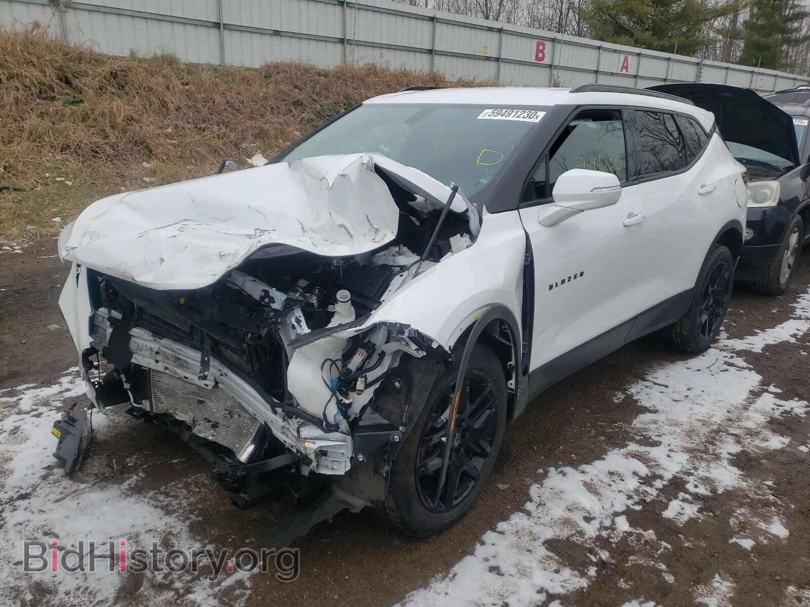 2020 CHEVROLET BLAZER - VIN: 3GNKBCRS1LS632891 - Фото 2