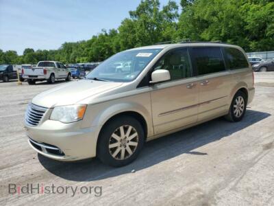 2011 Chrysler MINIVAN Touring L, gold — VIN 2A4RR8DG2BR655749, Copart