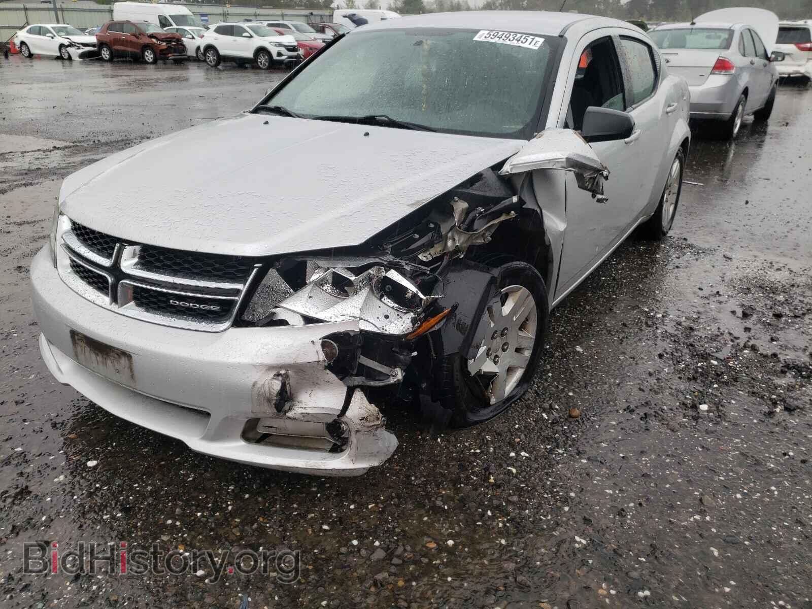 2011 DODGE AVENGER - VIN: 1B3BD4FB4BN578624 - Фото 2