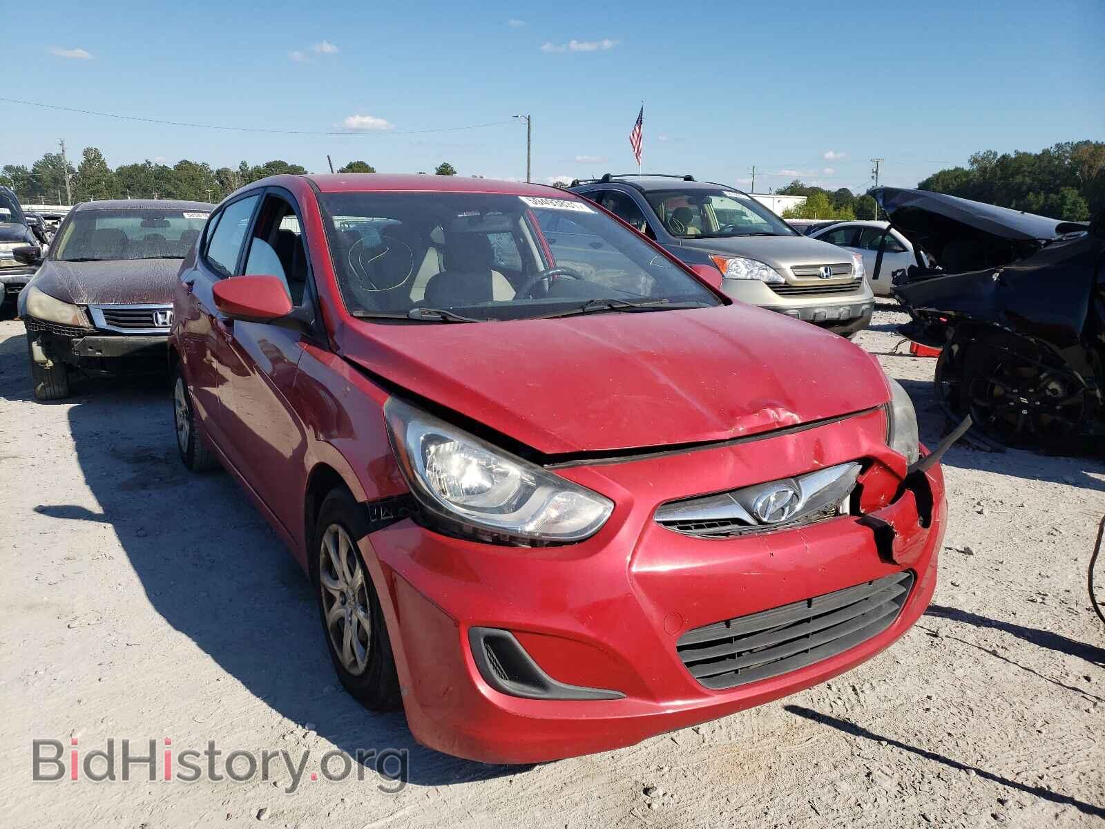 Photo KMHCT5AE7DU060296 - HYUNDAI ACCENT 2013
