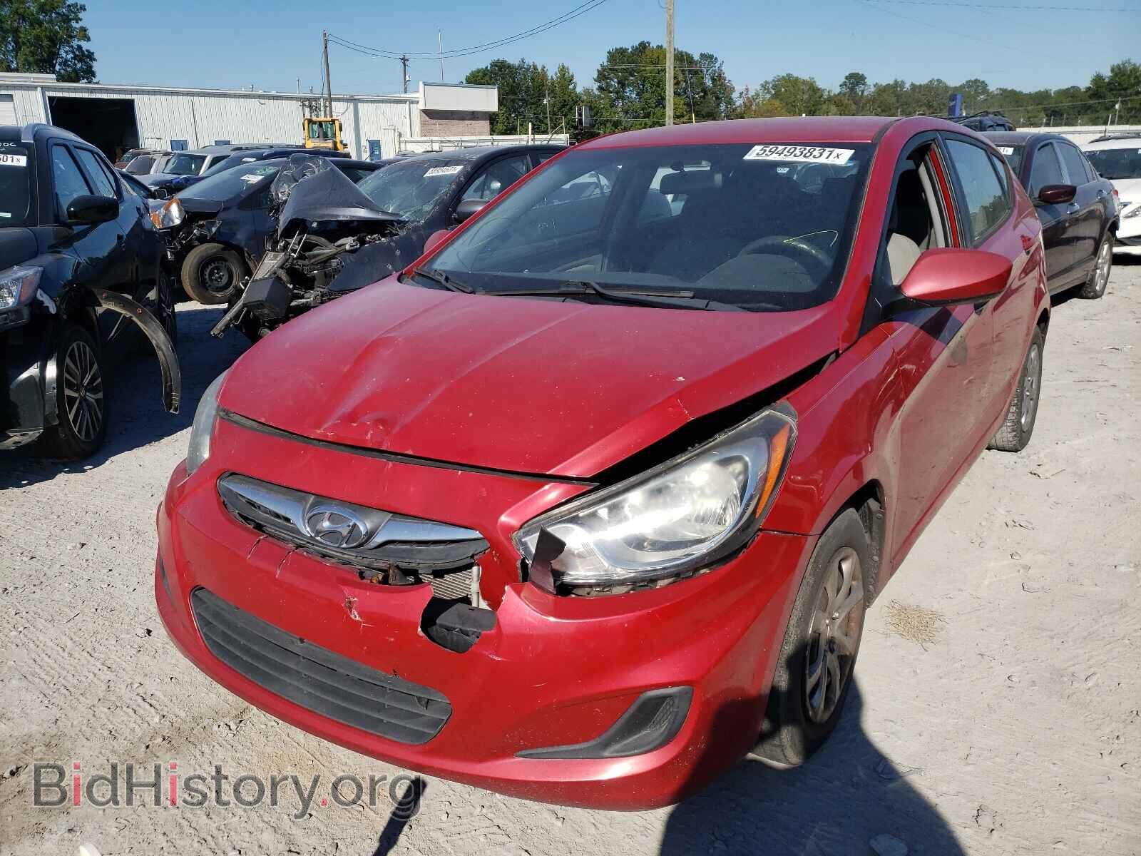 2013 HYUNDAI ACCENT - VIN: KMHCT5AE7DU060296 - Фото 2