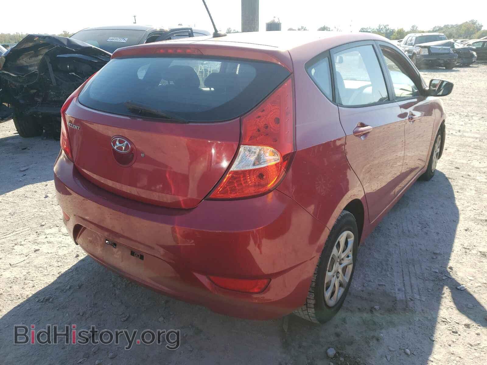 2013 HYUNDAI ACCENT - VIN: KMHCT5AE7DU060296 - Фото 4