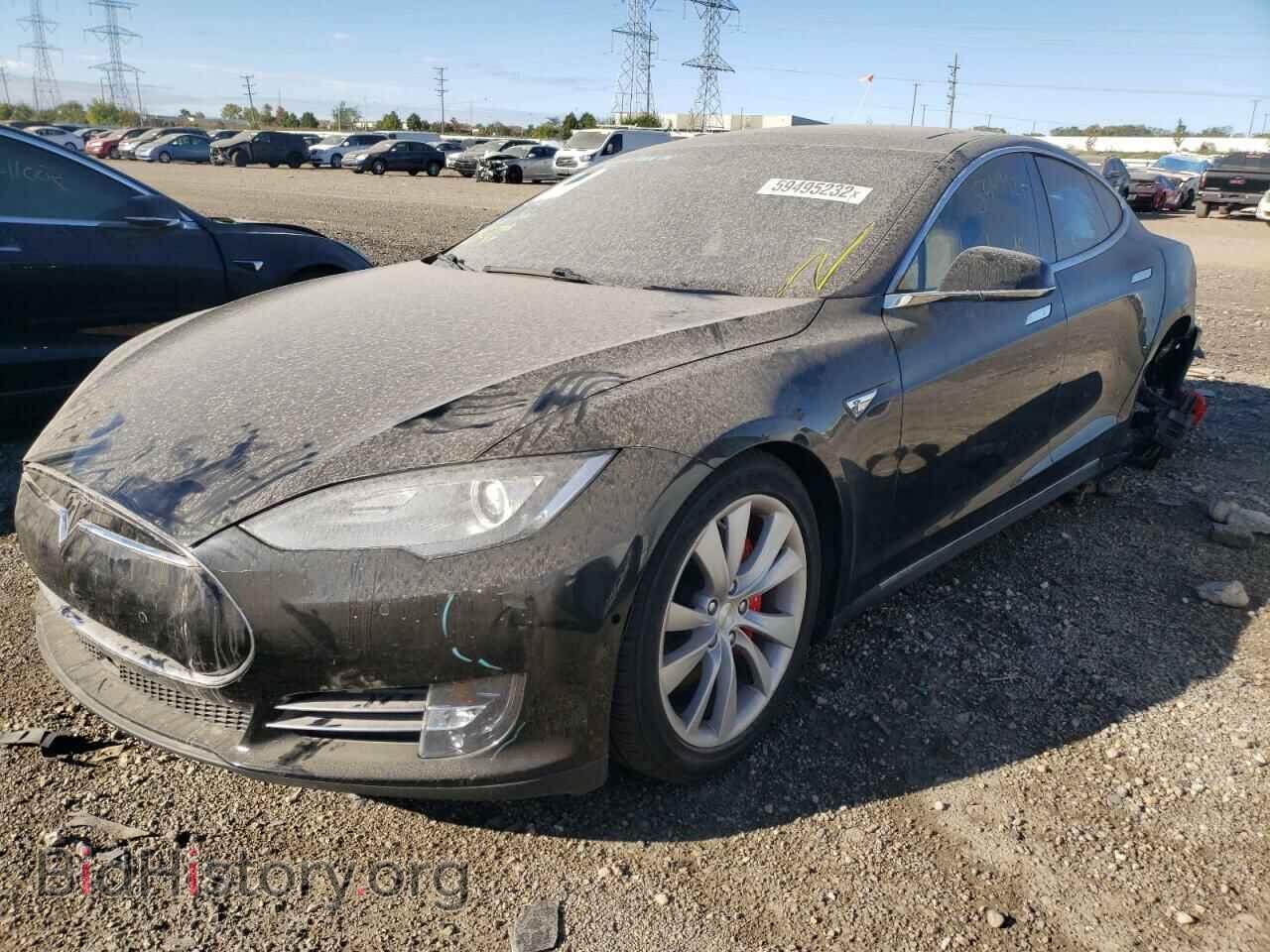 2014 TESLA MODEL S - VIN: 5YJSA1H28EFP66052 - Фото 2