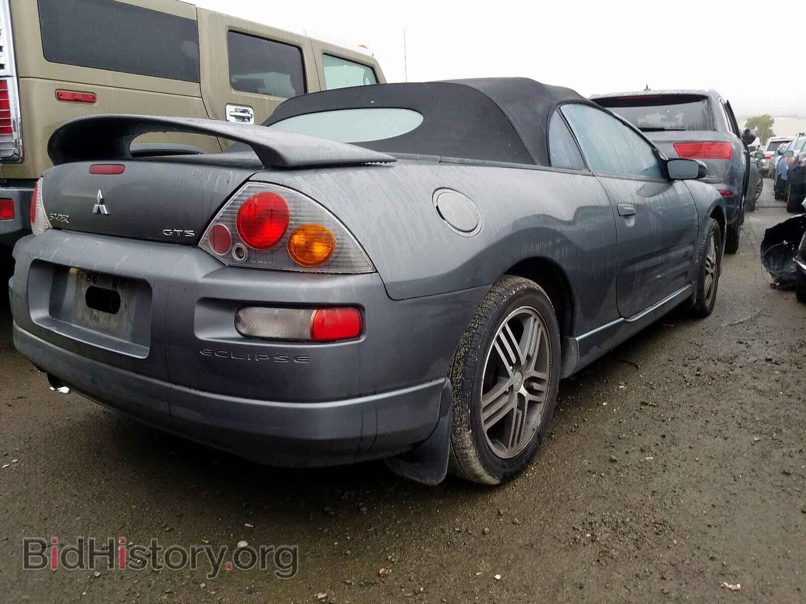 2003 MITSUBISHI ECLIPSE - VIN: 4A3AE75H23E033552 - Фото 4