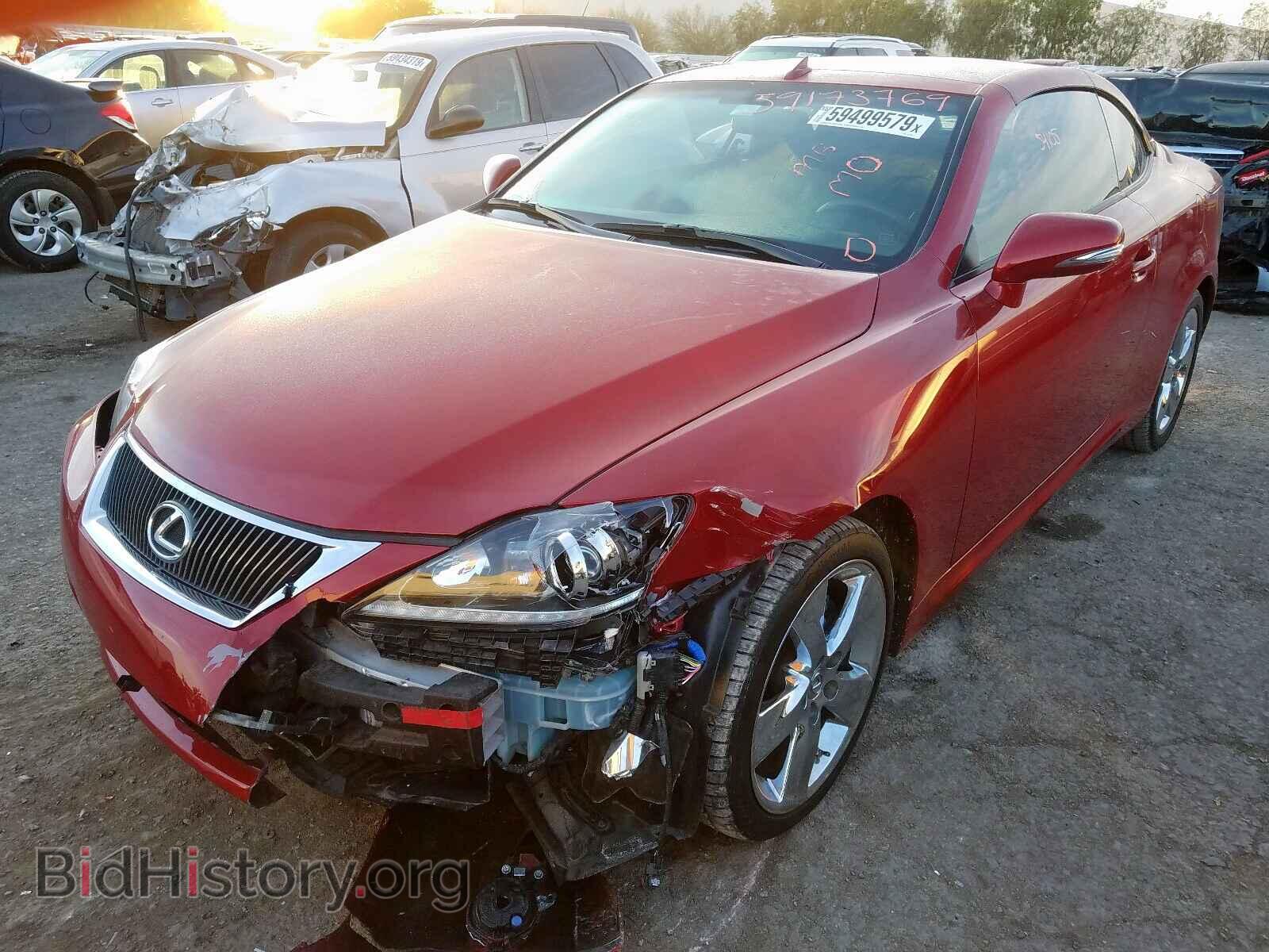 2011 LEXUS IS - VIN: JTHFF2C28B2517196 - Фото 2