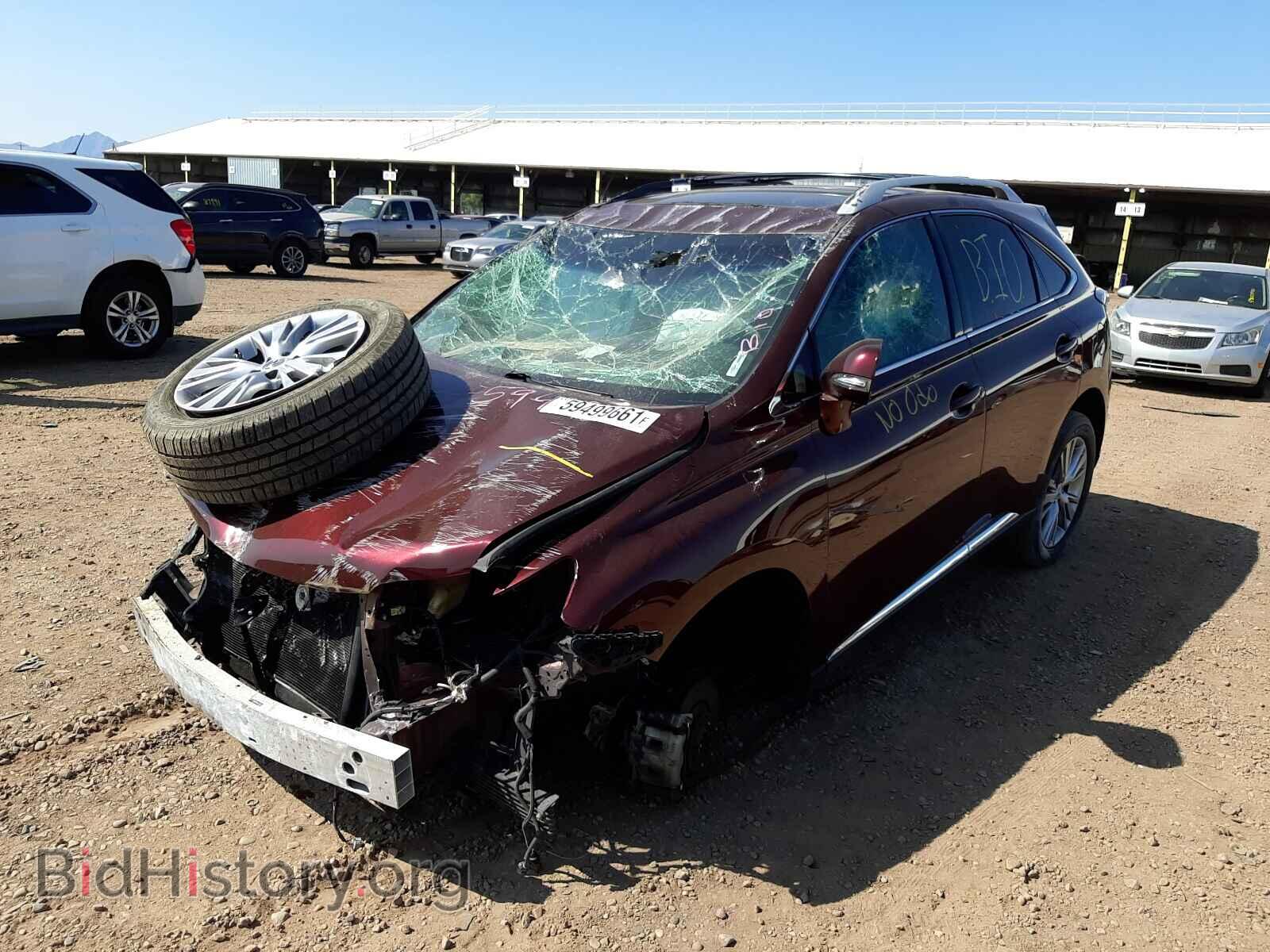 2013 LEXUS RX350 - VIN: 2T2BK1BA5DC223818 - Фото 2