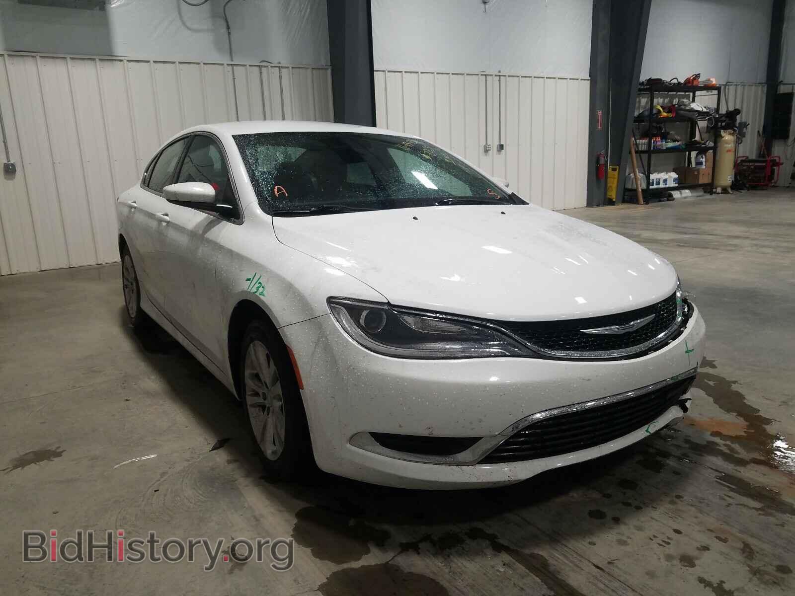 Фотография 1C3CCCAB2GN191279 - CHRYSLER 200 2016