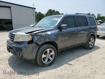 2013 Honda PILOT EXL, blue — VIN 5FNYF4H50DB022578, Copart