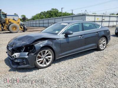 2021 Audi A5 Premium 40, серый — VIN WAUABCF55MA038548, Copart