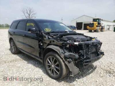 2018 Dodge DURANGO GT, black — VIN 1C4RDJDG9JC398124, Copart