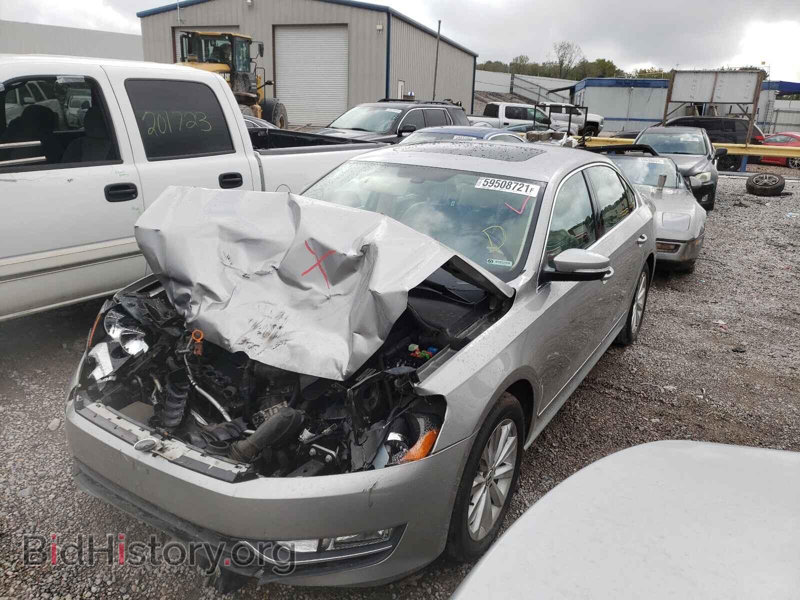 2013 VOLKSWAGEN PASSAT - VIN: 1VWCH7A32DC026026 - Фото 2