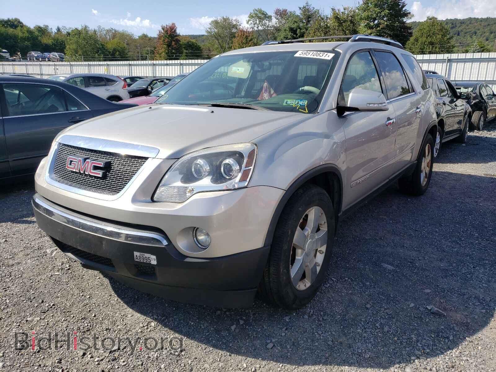 2007 GMC ACADIA - VIN: 1GKEV33717J107343 - Фото 2
