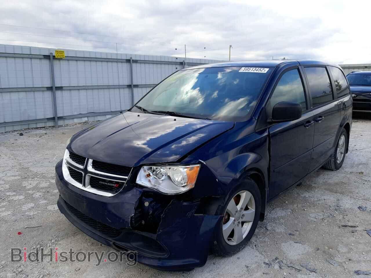 2013 DODGE CARAVAN - VIN: 2C4RDGBG3DR642769 - Фото 2