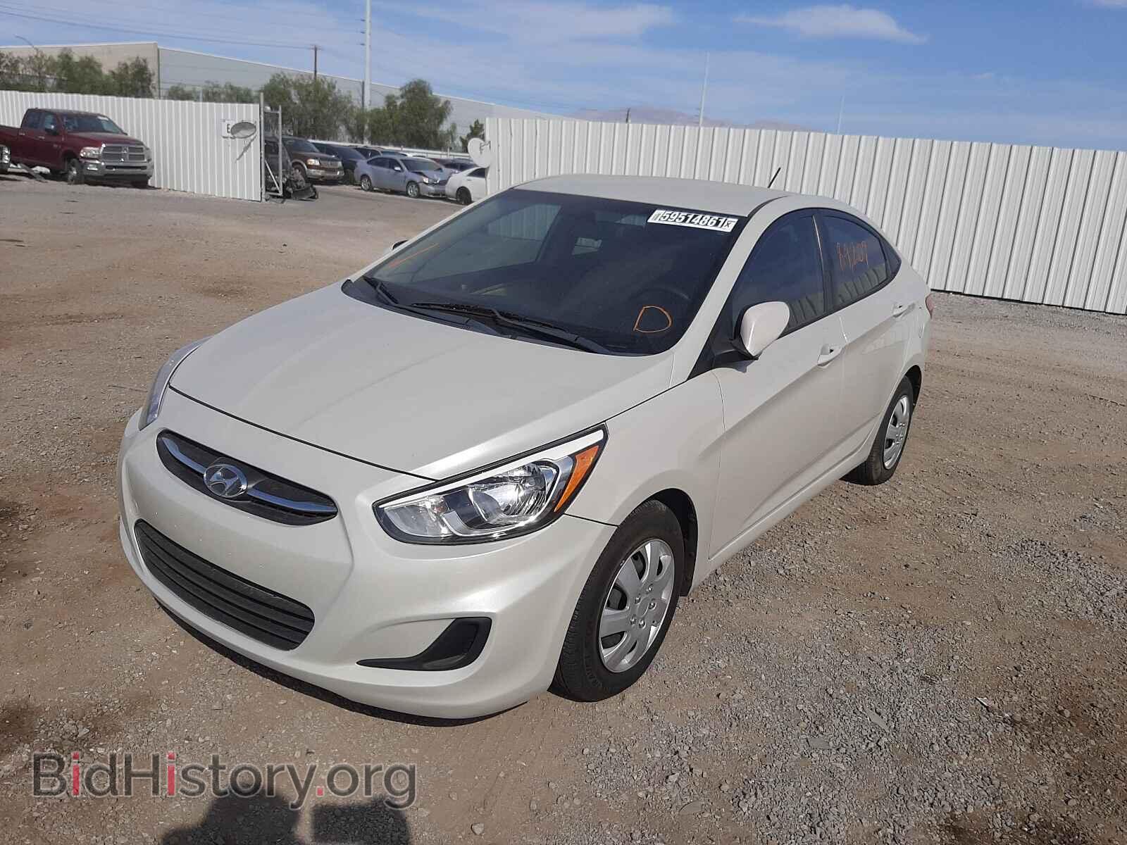 2016 HYUNDAI ACCENT - VIN: KMHCT4AE8GU949638 - Фото 2