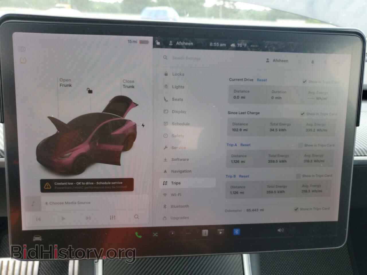 2020 TESLA MODEL Y - VIN: 5YJYGDEF8LF001406 - Фото 9