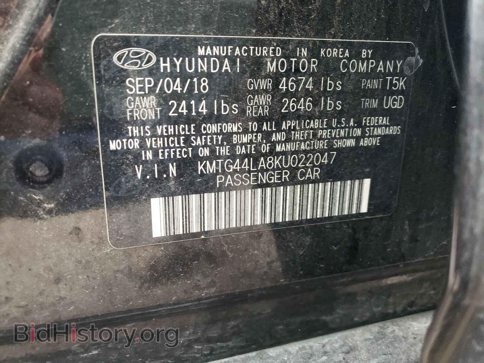 2019 GENESIS G70 - VIN: KMTG44LA8KU022047 - Фото 10