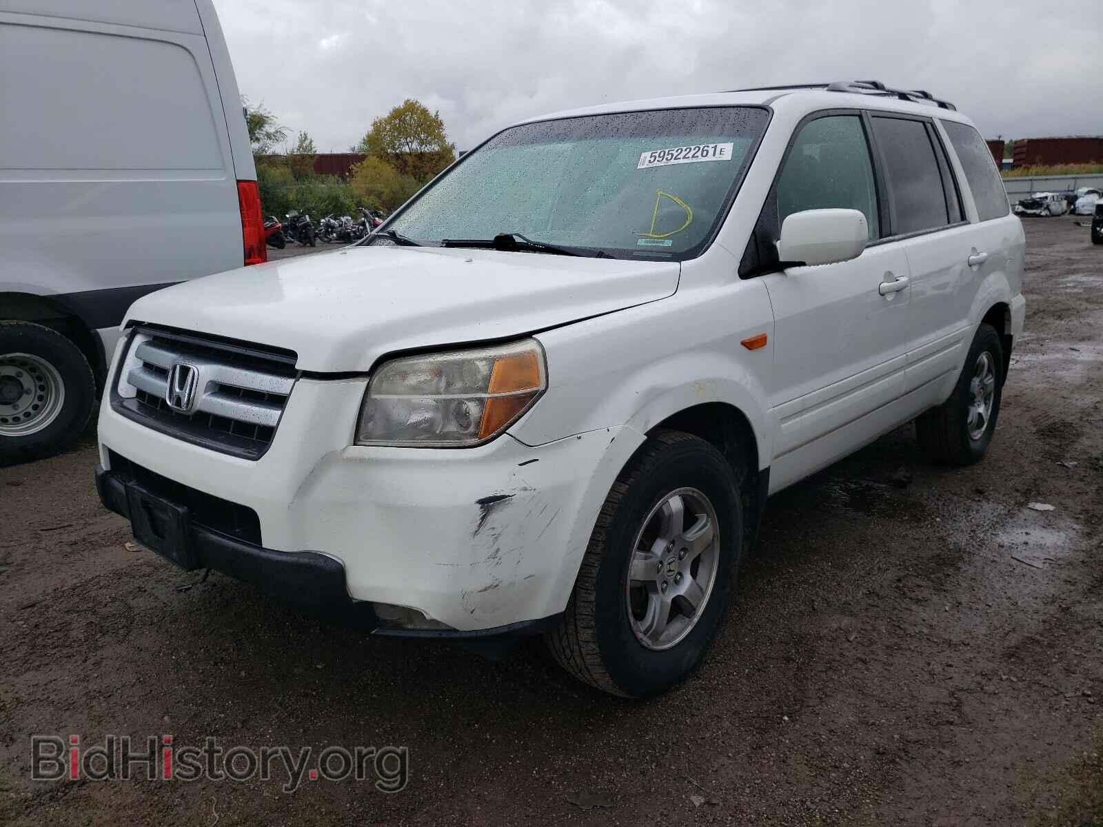 2007 HONDA PILOT - VIN: 2HKYF18487H522032 - Фото 2