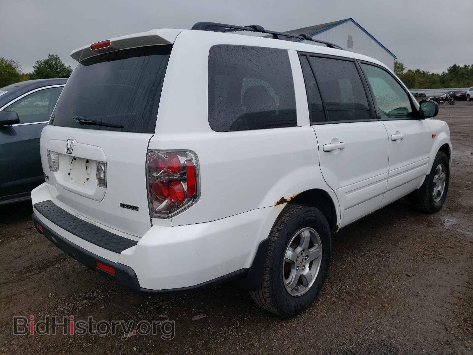 2007 HONDA PILOT - VIN: 2HKYF18487H522032 - Фото 4