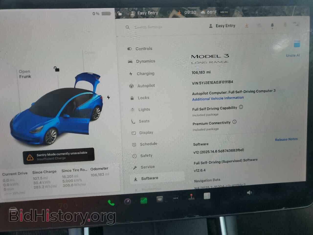 2018 TESLA MODEL 3 - VIN: 5YJ3E1EA0JF011184 - Photo 9