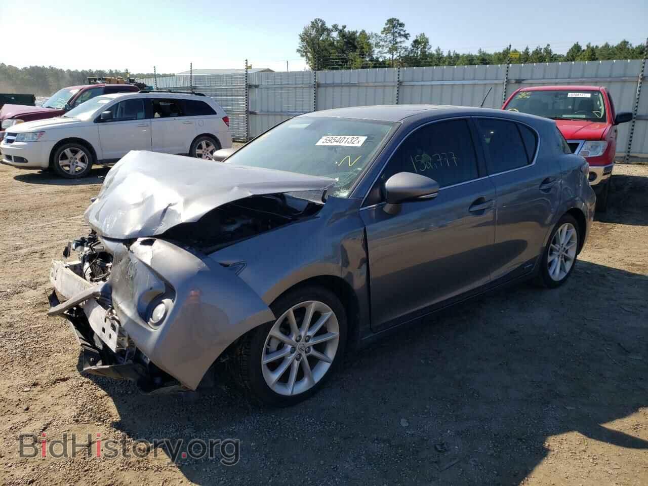 2012 LEXUS CT 200 - VIN: JTHKD5BH6C2063768 - Фото 2