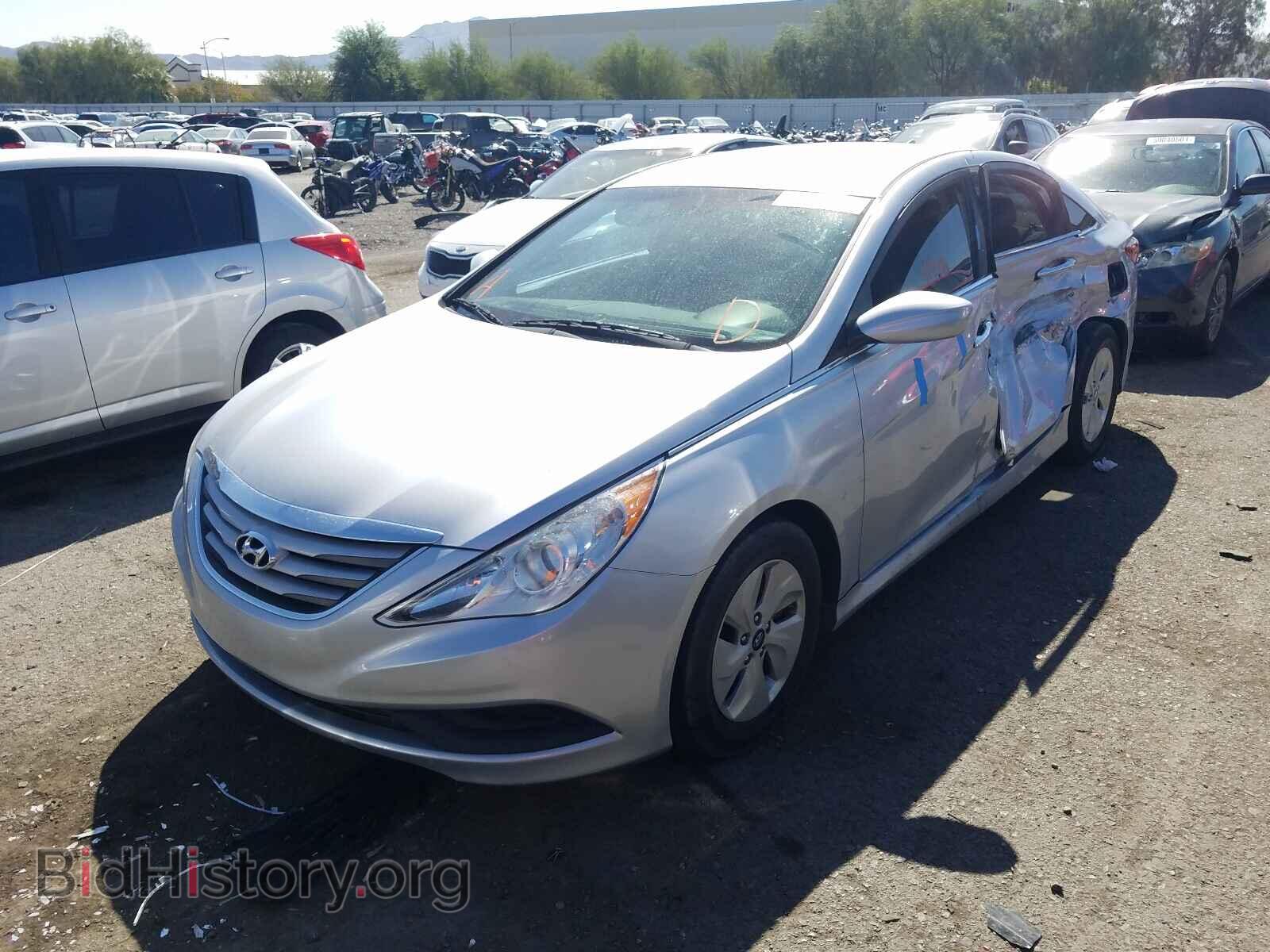 2014 HYUNDAI SONATA - VIN: 5NPEB4AC2EH826875 - Фото 2