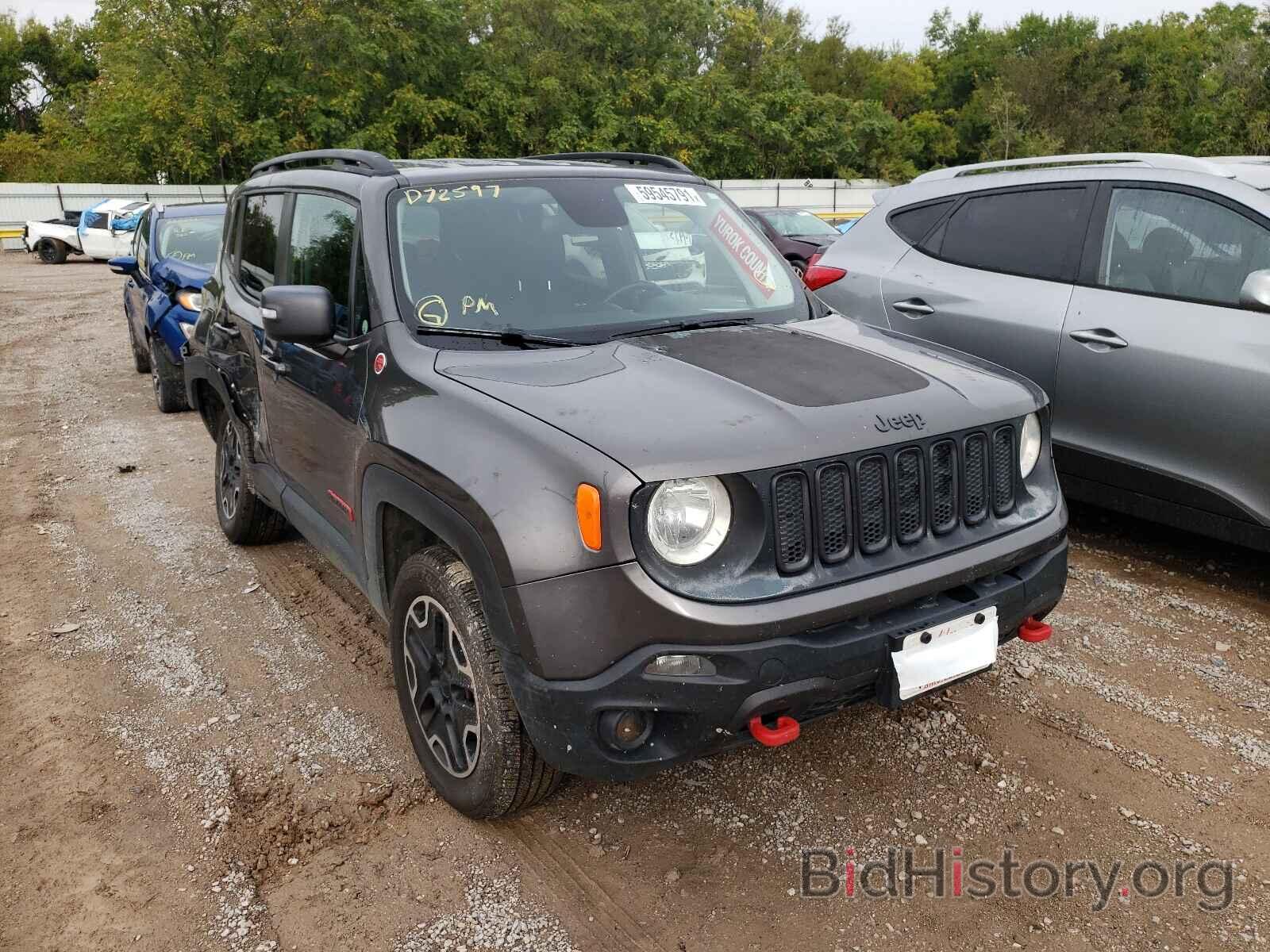 Фотография ZACCJBCT0GPD72597 - JEEP RENEGADE 2016