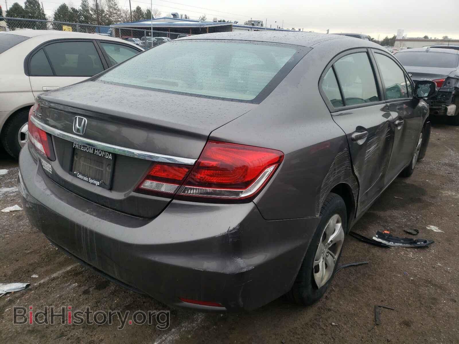 2013 HONDA CIVIC - VIN: 19XFB2F59DE088353 - Фото 4
