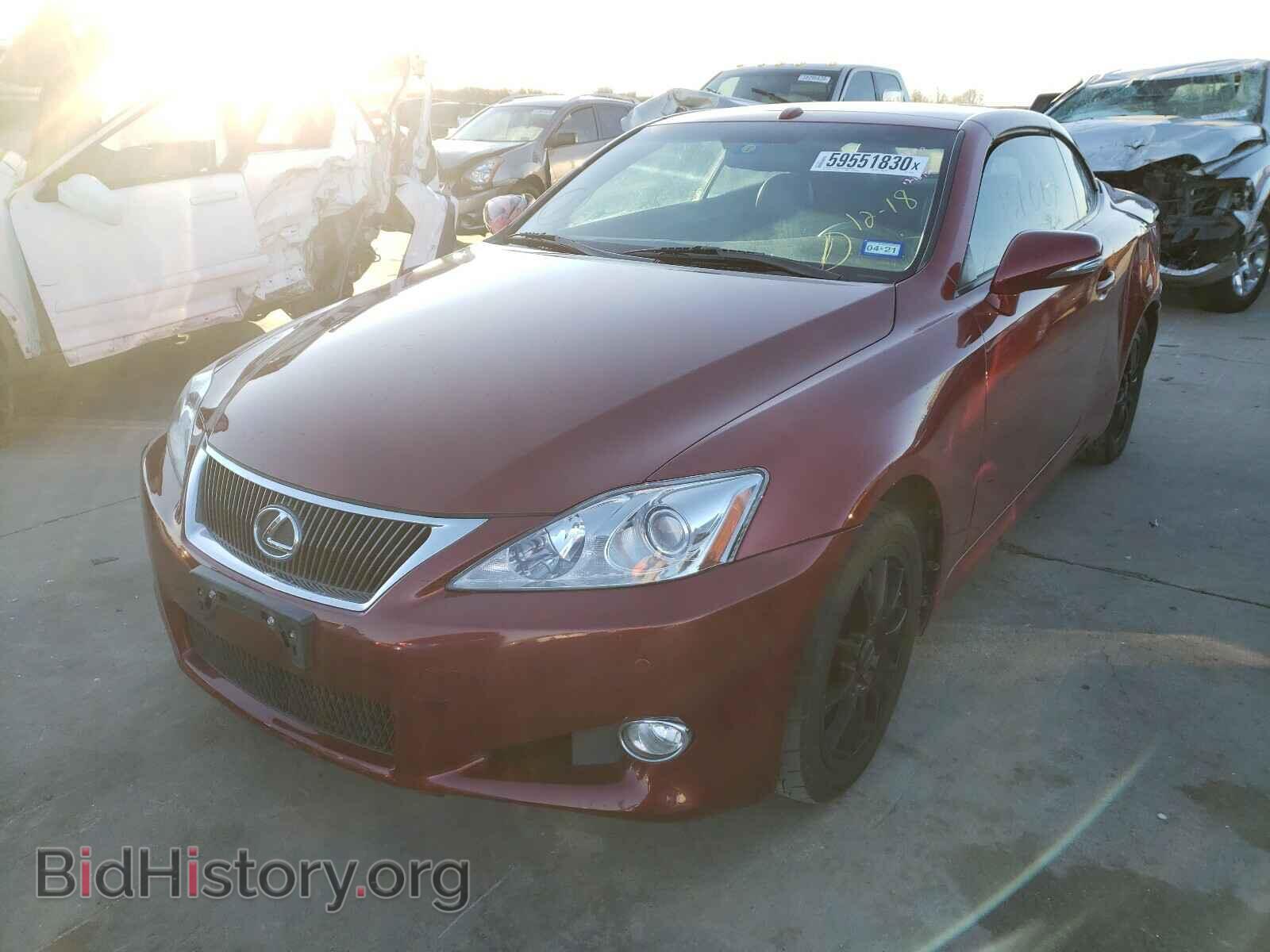 2010 LEXUS IS - VIN: JTHFE2C28A2500450 - Фото 2