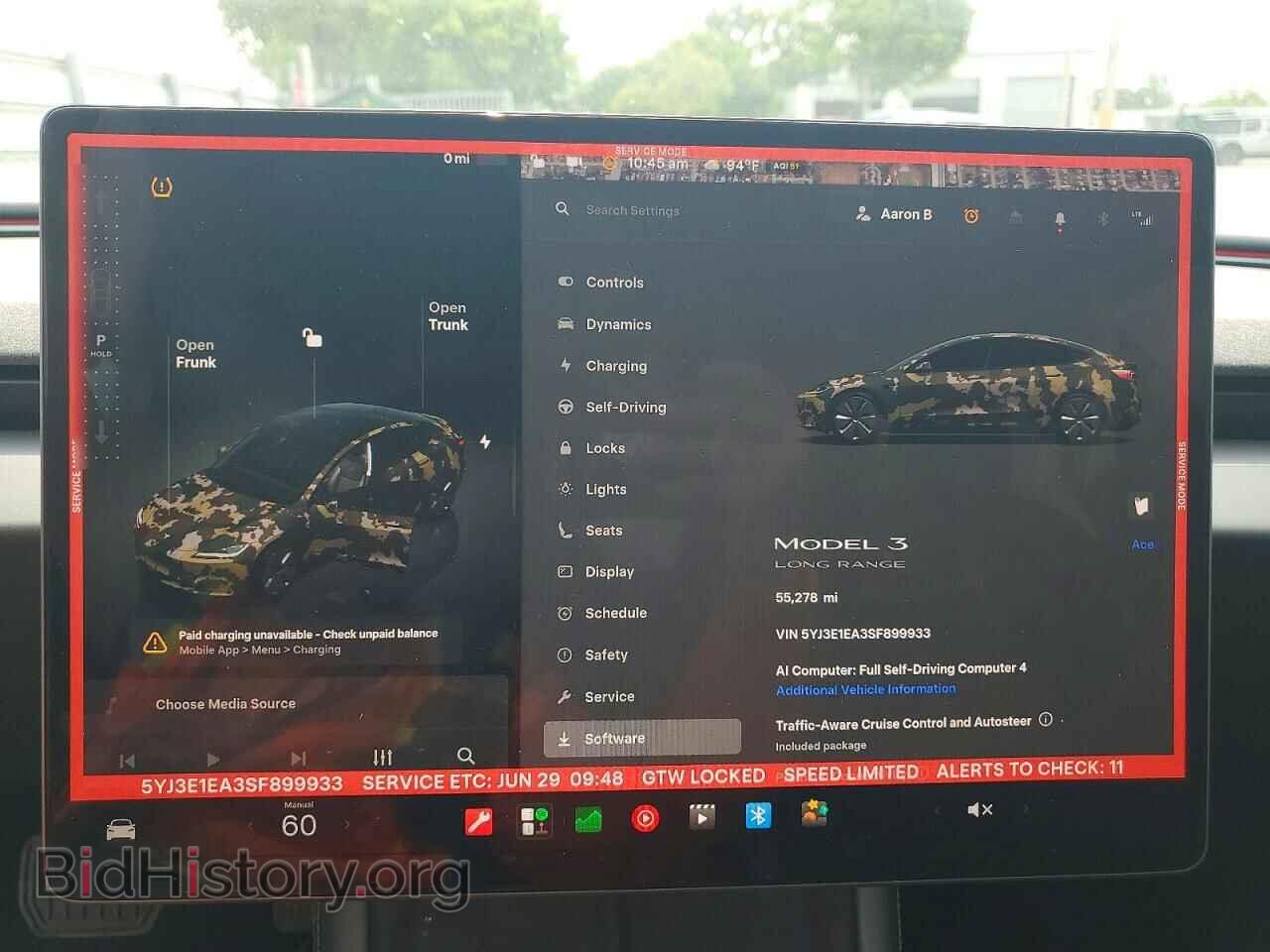 2025 TESLA MODEL 3 - VIN: 5YJ3E1EA3SF899933 - Photo 9