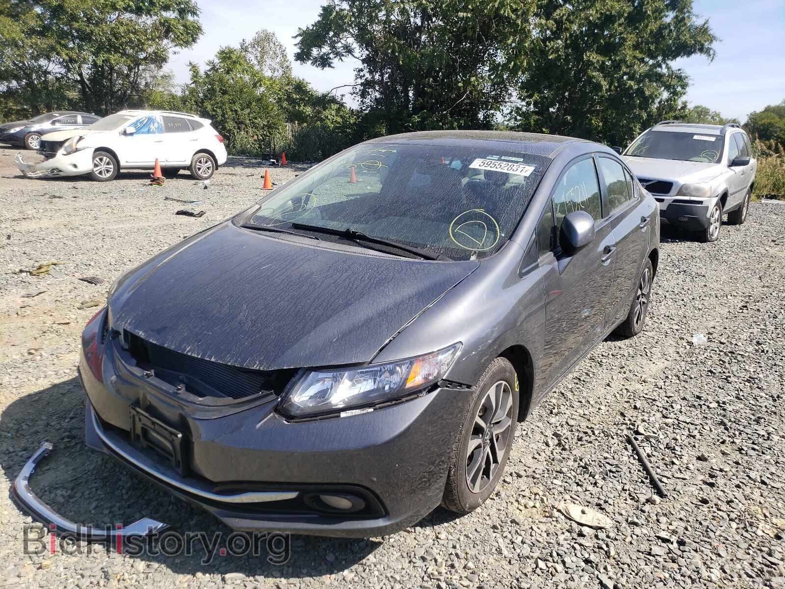 2013 HONDA CIVIC - VIN: 2HGFB2F94DH545773 - Фото 2