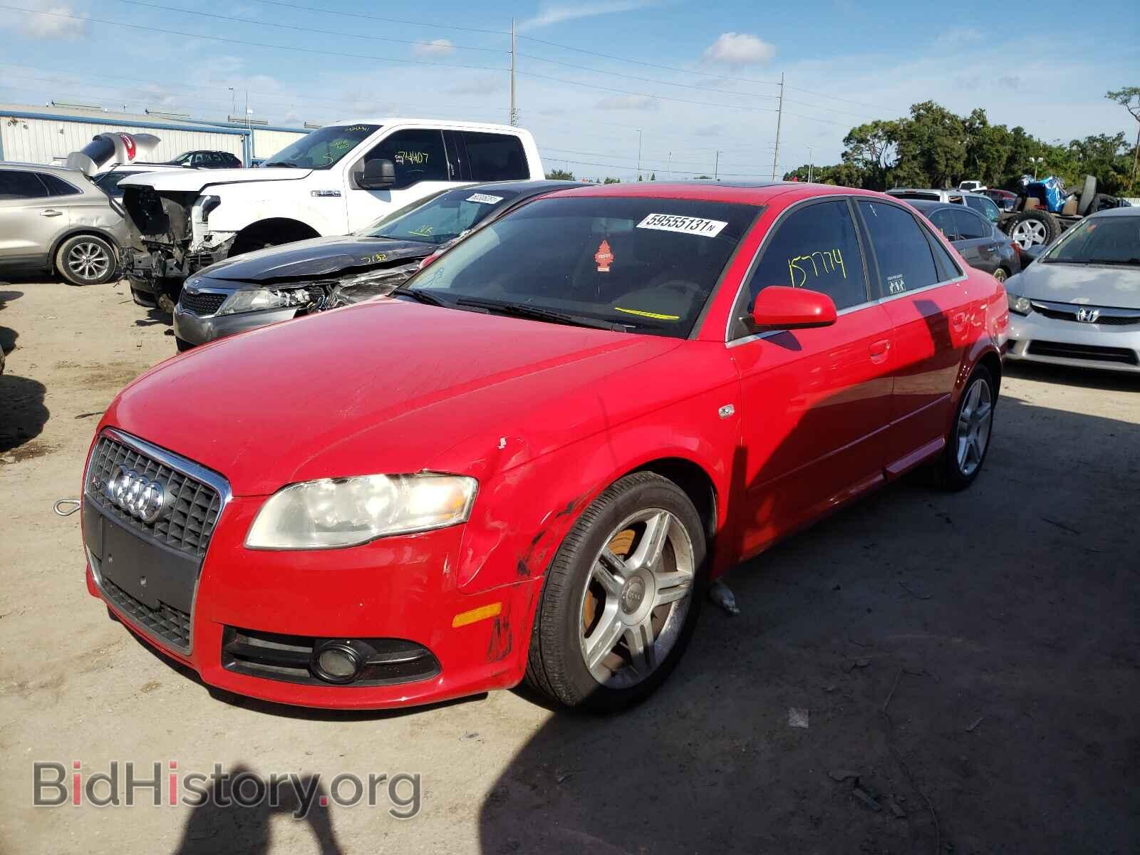 2008 AUDI A4 - VIN: WAUAF78E78A059013 - Фото 2