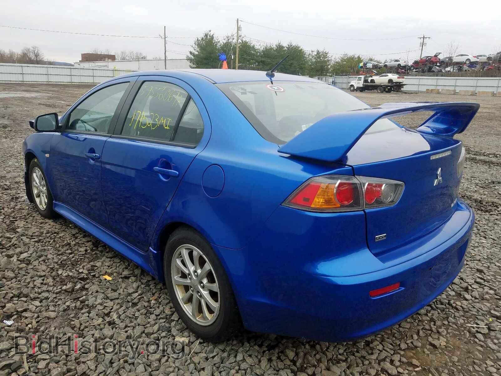 2012 MITSUBISHI LANCER - VIN: JA32V2FW5CU017616 - Фото 3