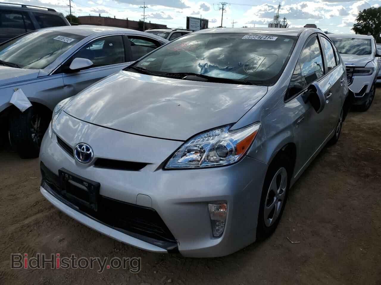2014 TOYOTA PRIUS - VIN: JTDKN3DU1E0359082 - Фото 2
