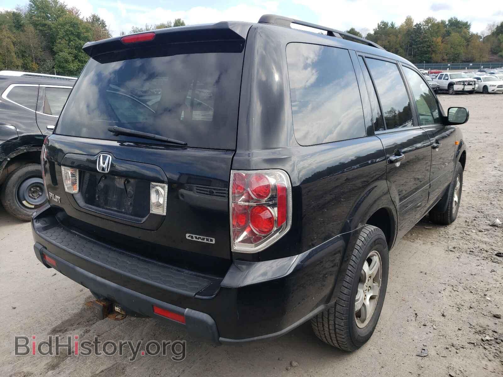 2007 HONDA PILOT - VIN: 2HKYF18537H537434 - Фото 4